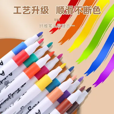 PVC acrylic marker set, water-washable, for children - 3