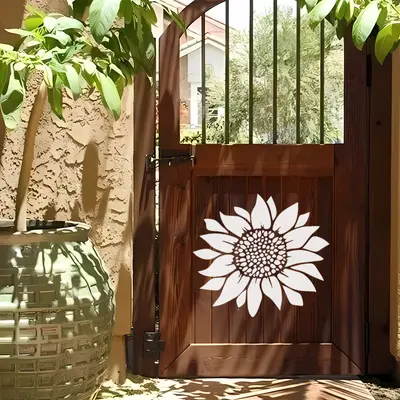 6-Piece Sunflower Painting Stencil Set, DIY Theme - 4