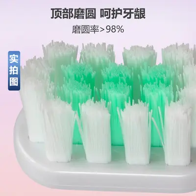 MES606 Replacement Soft Bristle Brush Heads for Xiaomi Mijia T200/T200C Sonic Electric Too - 3