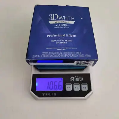 3DWHITE Zahnaufhellungsstreifen Set, 3D, Geschenkbox - 3