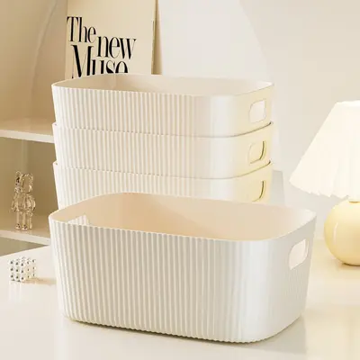 Desktop storage box, rectangular, cosmetic organizer - 9