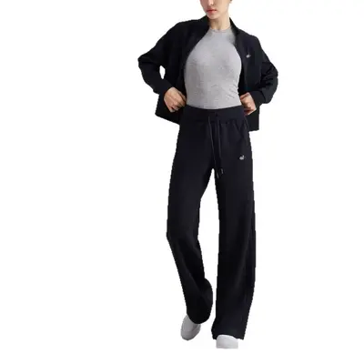 北美ALyoga瑜伽套装抽绳百搭高腰直筒宽松休闲上衣显瘦运动瑜伽服