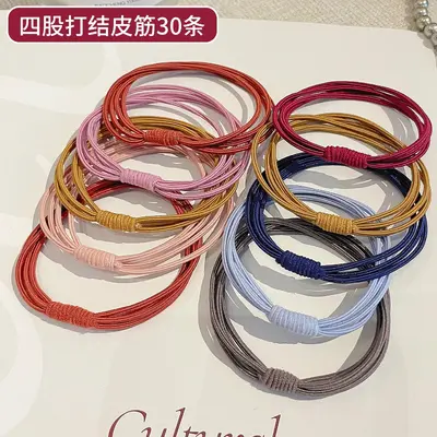 High-Elasticity Durable Black Hair Tie for Women, 2026 Model - 13