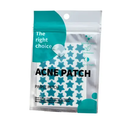 Star Hydrocolloid Acne Patch, Makeup-Compatible, Pus-Absorbing - 9
