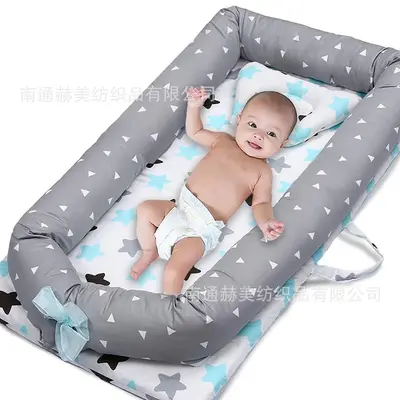 Portable Newborn Baby Bed with Removable Washable Mattress - 7