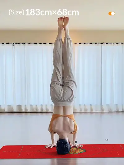 UV Baskılı PU Doğal Kauçuk Yoga Matı, Ter Emici, Ev ve Stüdyo Kullanımı İçin - 5