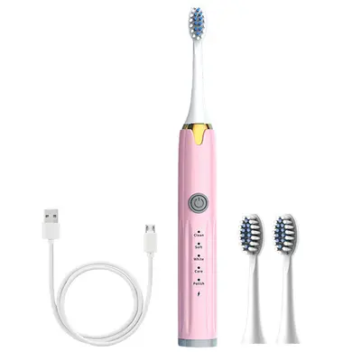 Smart Electric Toothbrush Set, Rechargeable, Waterproof - 8