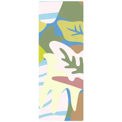 Manufacturer Custom 1mm Foldable Yoga Mat Suede Rubber Natural Rubber Non-Slip Yoga Mat Towel