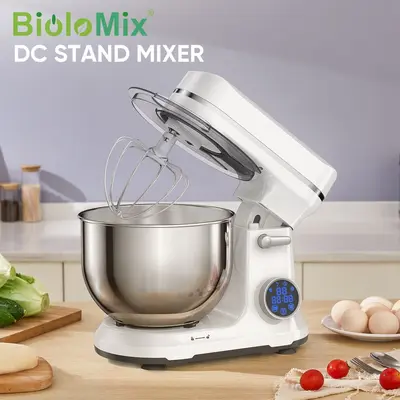 Teigmischer 5L, DC-Leisemotor, intelligenter Eierschläger - 5