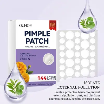 OUHOE dünne Pickelpflaster, atmungsaktives Material, sanfte Hautpflege - 2