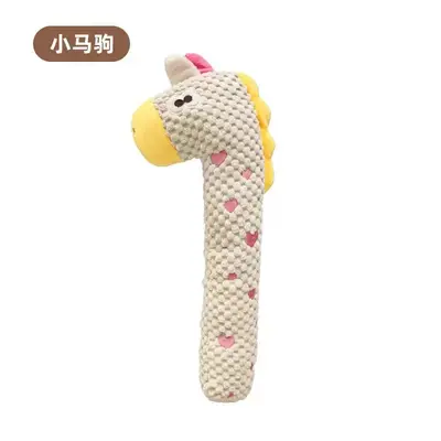 Squeaky Plush Rope Knot Dog Toy for Large Dogs, Chew Resistant - 10