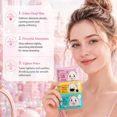 KORMESIC Three-Step Blackhead Clearing Nose Film Set - 5
