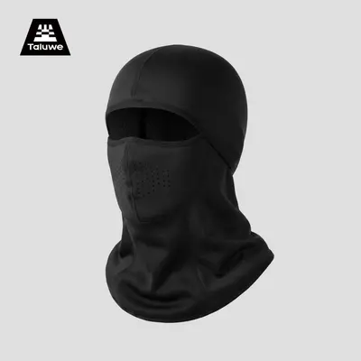 Winter Fleece-Lined Face Mask for Cycling and Skiing, Breathable, Extended Neck Protection