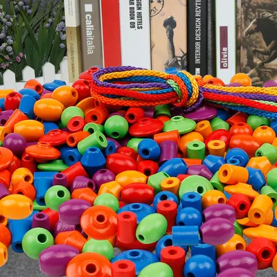Bead Threading Toy for Ages 3-4, Boys and Girls