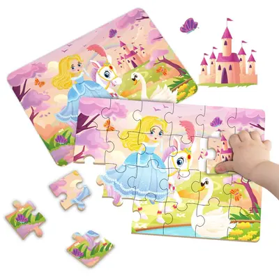 Paper Puzzles for Children Aged 3-6, Animals and Dinosaurs, Educational - 9