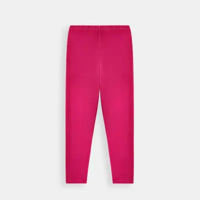 Mädchen-Leggings einfarbig, neun Achtel, Frühling/Herbst, elastisch, Süßigkeitenfarben - 12
