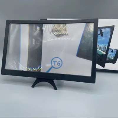 12 inch mobile phone screen special amplifier 14 inch curved screen high definition telescopic plastic bracket cross-border factory special