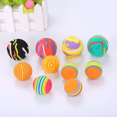Foam Cat Ball Set, Multicolor Cat and Dog Toy
