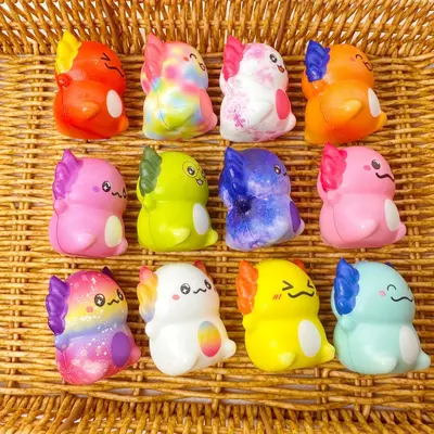 Salamander Little Dragon Slow Rising Squishy Toy, Stress Relief, Blind Box Capsule - 4