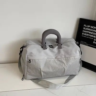 Kurztrippen-Reisetasche für Damen, leicht, multifunktional, Umhängesporttasche, Fitnesstasche, Handtasche, Geschäftsreisetasche mit großem Fassungsvermögen, Aufbewahrungstasche, Gepäcktasche - 7