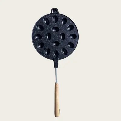 Oval kek kalıbı, ev kullanımı waffle ve ceviz pişirme tepsisi