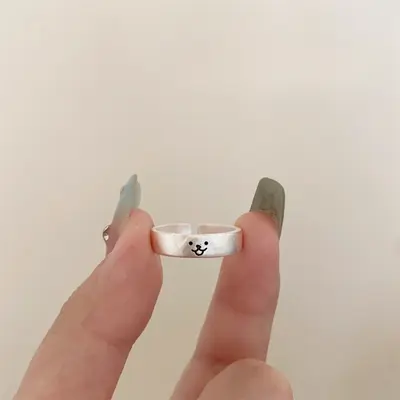 925er Sterlingsilber Zirkon-Ring, Damen, minimalistisches Band - 7