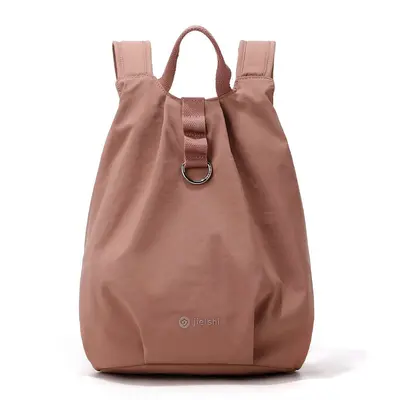 Jielangshi Damenrucksack, wasserabweisendes Nylon, schlichter Freizeitstil - 6