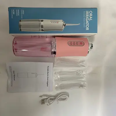 Electric oral irrigator, water flosser, tartar remover, orthodontic, portable, powerful - 12