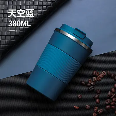 304 Paslanmaz Çelik Vakumlu Termos Kupa, Çift Katmanlı, 380 ml - 9