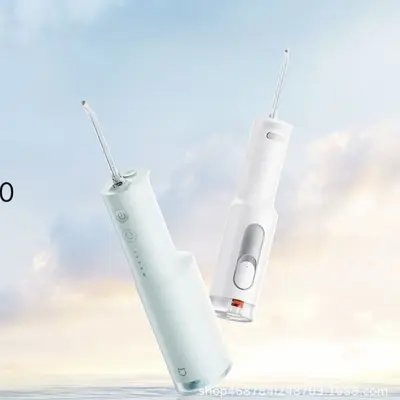 小米 米家电动冲牙器F300F400便携手持式散射脉冲水牙线牙齿清洁