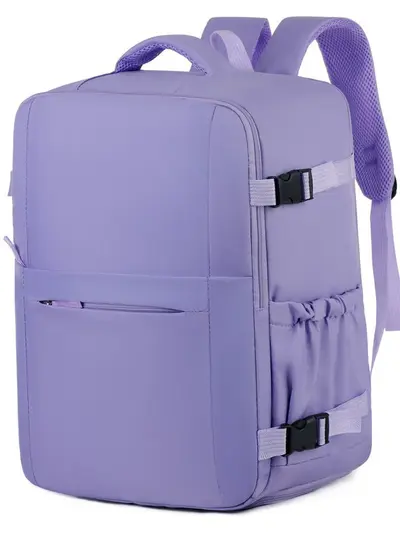 Large Capacity Backpack with Separate Shoe Compartment and Expandable Design - 6