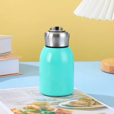 304 Stainless Steel Vacuum Pocket Cup, All-Steel Lid, Portable with Carry Ring - 9