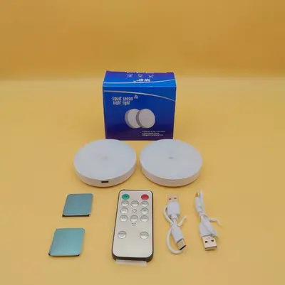 LED-Nachtlicht-Set mit Fernbedienung, Bewegungssensor, USB, magnetisch - 8
