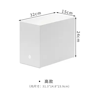 Japanese style white kitchen storage box - 7