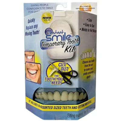 Temporäre Snap-On Zahnkaschierung kurz, instansmile - 4