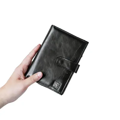 RFID pasaport cüzdanı, kart yuvası ve belge taşıyıcı - 6