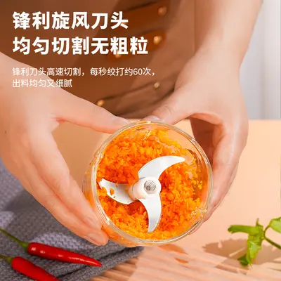 USB-C Charged Mini Garlic Mincer, Portable