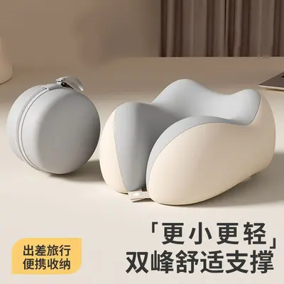 Memory foam U şekilli yastık, seyahat, taşınabilir, katlanabilir - 4