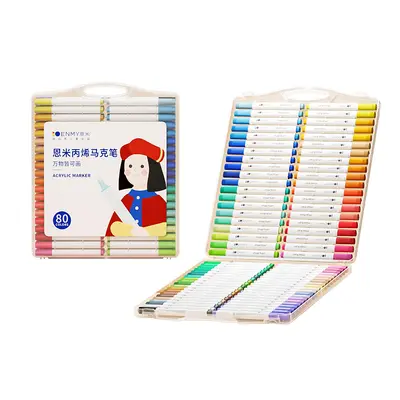 Enmi acrylic opaque marker pen set, washable for children