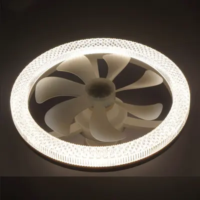 RGB-Deckenventilator mit Leuchte, Fernbedienung, LED, schlichtes Design