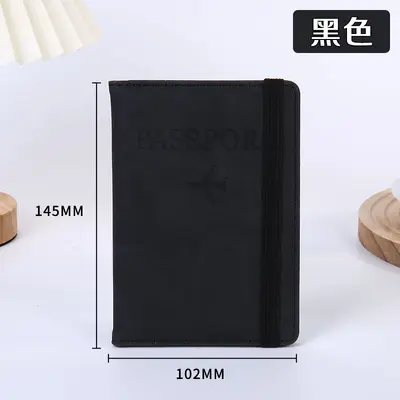 pu皮革护照包亚马逊跨境rfid多卡位多功能passport证件套护照套 - 7