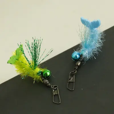 Cat Teaser Wand Replacement Head, Small Bug Design with Bell - 3