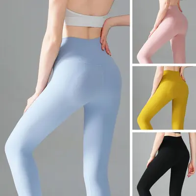 Seamless Peach Butt Yoga Leggings High Waist