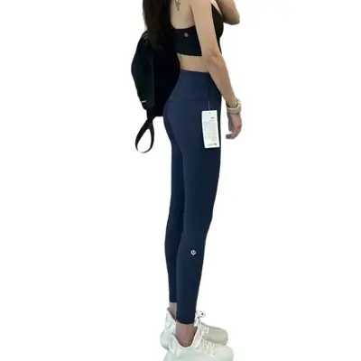Lulu Original Align Yoga Pants, Nine-Point Length, High Waist, Tummy Control