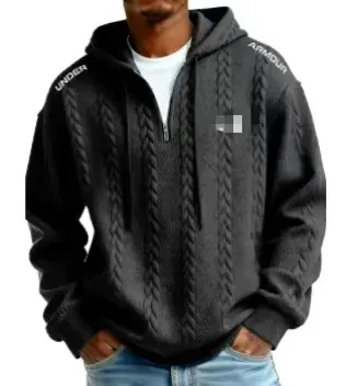 3D Baskılı Erkek Kapüşonlu Sweatshirt, İlkbahar Modeli - 9