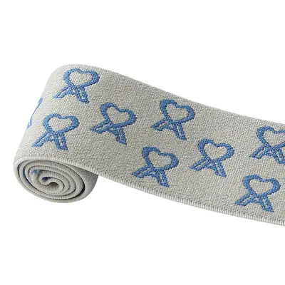 4 cm jakarlı bel bandı, polyester, yumuşak ve rahat - 5