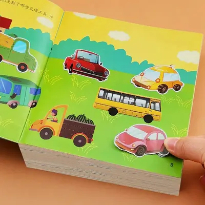 Konzentrations-Stickerbuch für Kinder ab 3-6 Jahren - 2