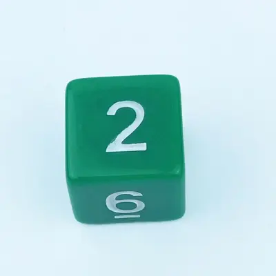 Acrylic 6-Sided Dice for Tabletop RPG and Board Games - 11