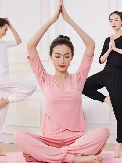 Kadın Modal Yoga Takımı, Hava Yogası ve Koşu İçin, Başlangıç Seviyesi