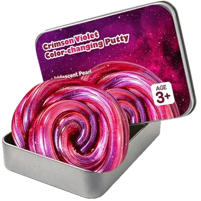 Sıvı Cam Kristal Çamur Slime, Çocuklar İçin Yapışmaz Stres Oyuncağı